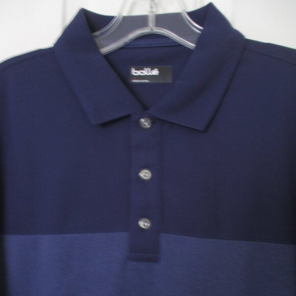 bolle' Mens S/S Blue Golf Polo Shirt NWOT - Size Medium - Picture 1 of 2